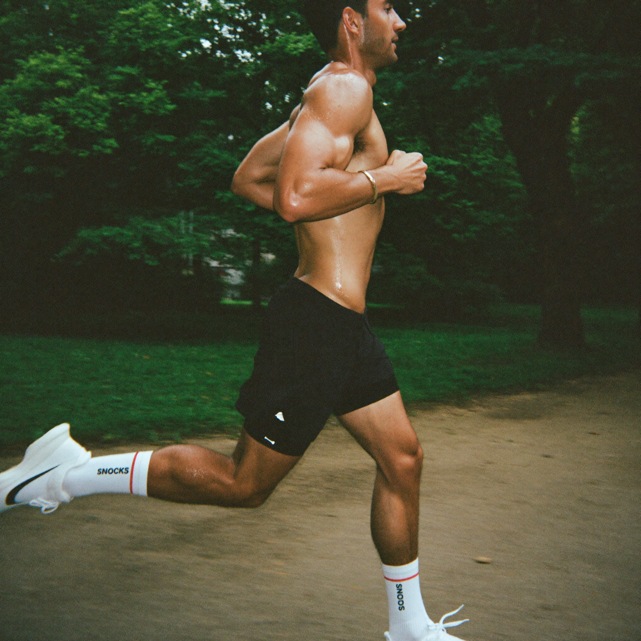 Jogger im Park — Sport-Socken